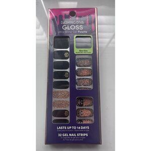 Dashing Diva Halloween Nail Strips Gloss Ultra Shine Gel Palette Limited Edition